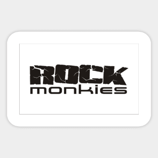 rock monkies Sticker